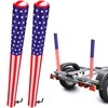 TOBWOLF 2PCS 59" USA Boat Trailer Guide Pole Covers, Heavy
