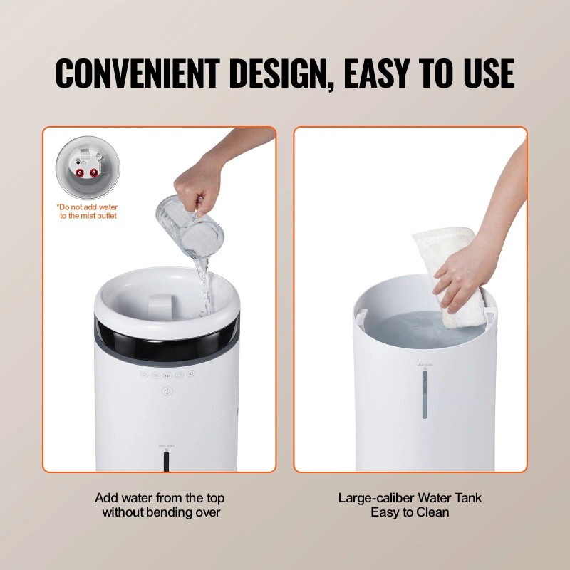 Large Room Commercial Humidifier for Whole House 1291.7 Sq ft