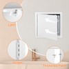 Suteck 18 x 18 Inch White Access Doors, Reinforced Hinged
