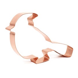 Tufted Titmouse Bird, Handcrafted USA Tufted Titmouse Copper Cookie Cutter, 4 inches