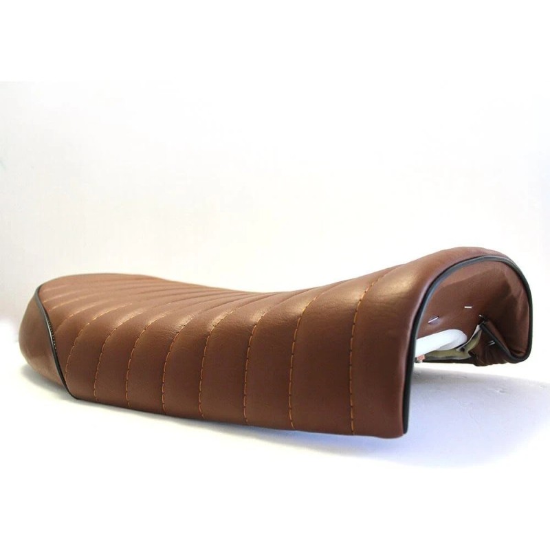 JMTBNO Motorcycle Flat Brat&Hump Saddle Seat Vintage For Honda Suzuki