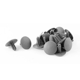 20Pcs Gray Trim Panel Fastener Clips 6.5x5mm Hole for Car