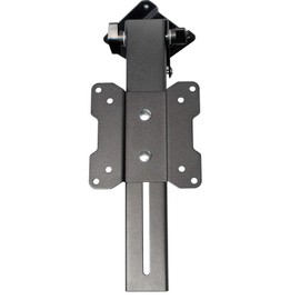 Drall WHB-05 Ceiling Mount for 12-22 Inch TVs Tiltable Rotatable Foldable for Caravan Camping Motorhome Slanted Roof VESA 75 100 Black