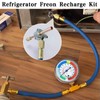 Refrigerator Freon Recharge Kit, R134a Refrigerant Recharge Kit, A/C R134a