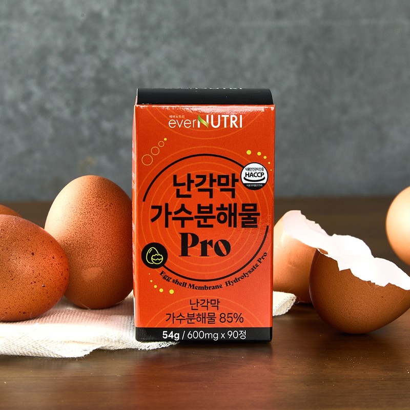 Evernutree Eggshell Membrane Hydrolyzate Pro 100% Purity 90 Tablets, 2