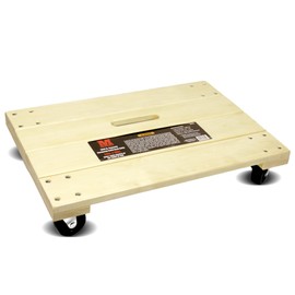 MaxWorks 50952 1000 lbs. Capacity 24 in. x 16 in. Hardwood Furniture Moving Dolly