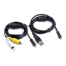 Marg USB +A/V TV Cable Cord for Olympus FE-300 FE-290 FE-280 FE-250 FE-240 230 Camera