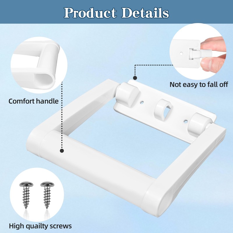 PIHIL 2 Pcs Plastic Cooler Handle Replacement for 25-72 Quart