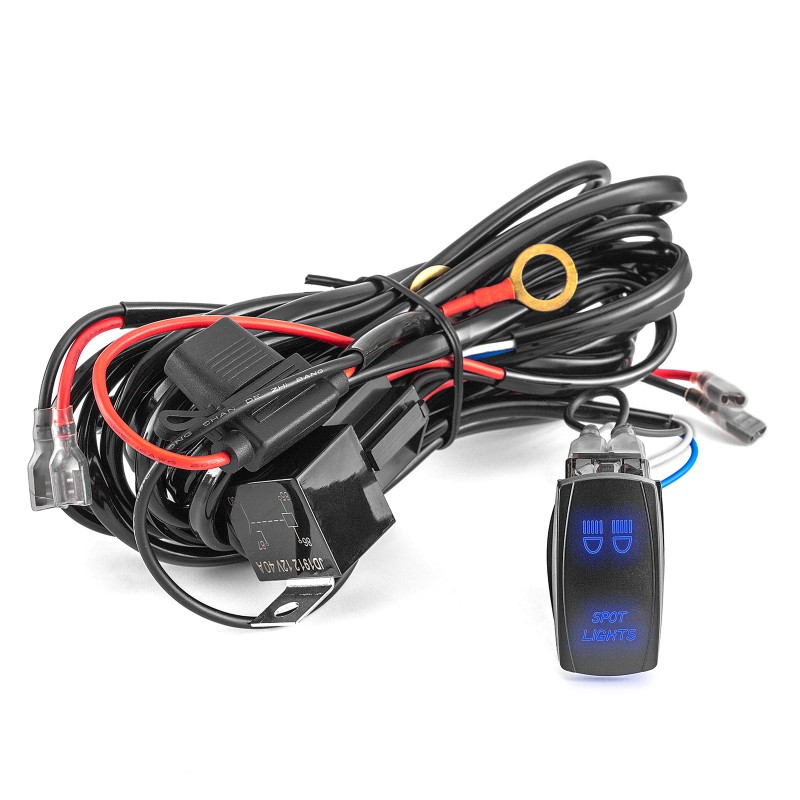 WEISEN 3'' 48W Amber LED Pod Ditch Light Mount Wire