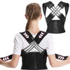 Adjustable back posture belt, back straightener, breathable shoulder strap, posture
