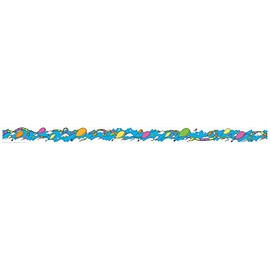 Eureka Dr. Seuss Oh the Places Balloons Deco Trim, 37 Feet/12 Strips