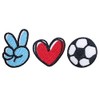 pipomama 3 PCS I Love Sport Iron On Patches for