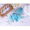 MAIBAOTA 500PCS Blue 3D Star Acrylic Gems