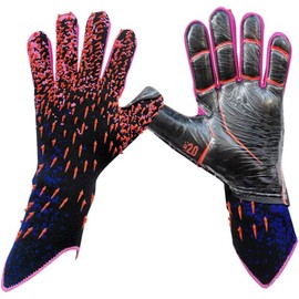 Aaivnmd Goalkeeper Gloves Children, Boys Training Gloves, Double Protection, Strong Grip and Non-Slip