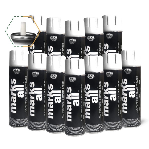 Fox Valley Marks All Utility Marking Paint Spray Can, Lawn