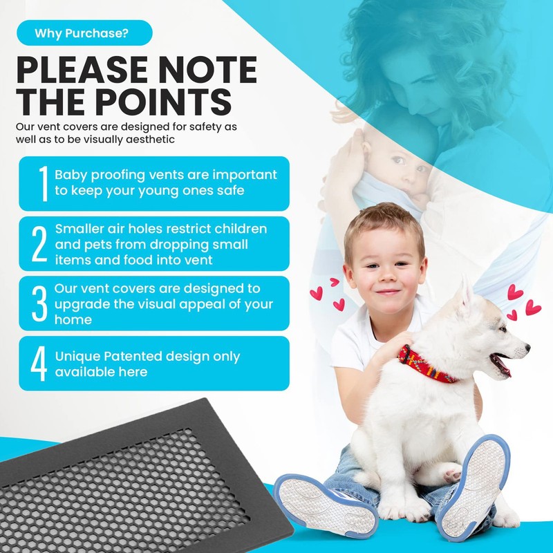 2Pcs Baby Proof Vent Cover Child Proof Safe Soft Silicone