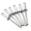 Merriway BH02798 (50 Pcs) Wide Flange Alloy Pop Rivet, 4.8