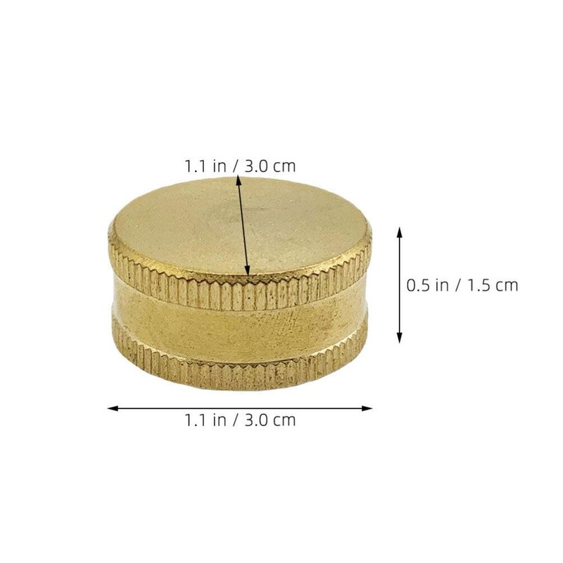 Gatuida 2pcs Garden Hose Cap Garden Hose Stopper 3/4 Inch
