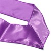 Anderson's Satin Sash Set, King & Queen, Purple with White