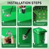 forebuy Animal Proof Trash Can Locks