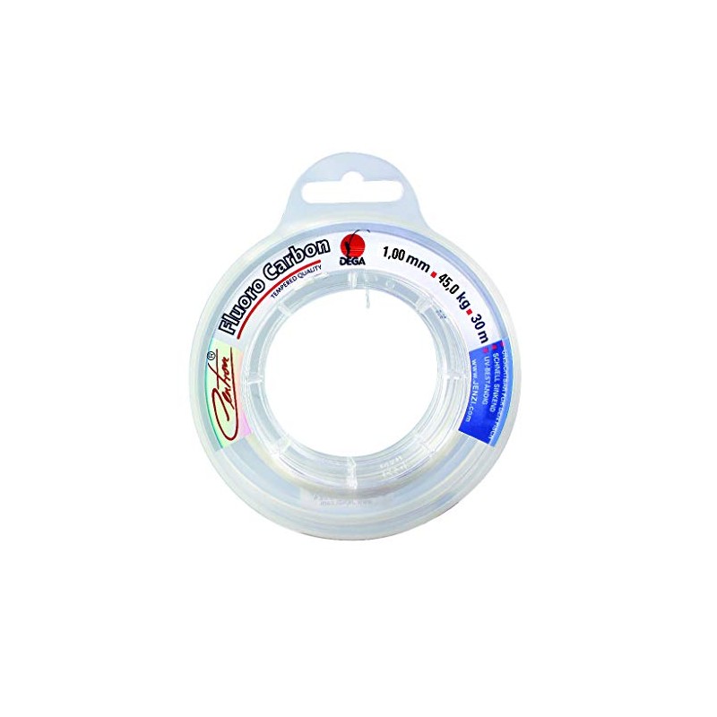 Dega Centron Fluorocarbon Vorfachschnur 30m, 1, 00mm 45, 0kg