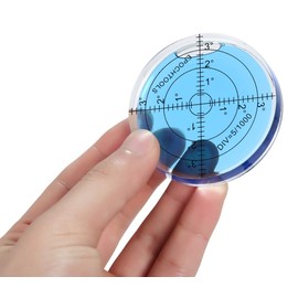 r_planning Large Level Tilt Measuring Round Blue 2.6 inches (66 mm)