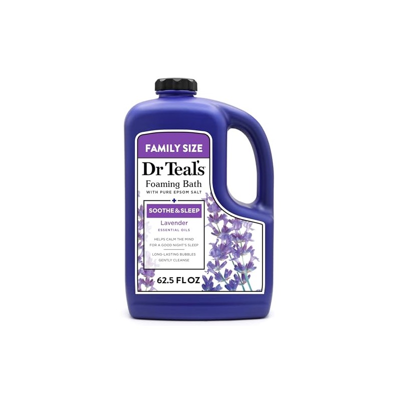 Dr Teal's Foaming Bath with Pure Epsom Salt, Soothe &