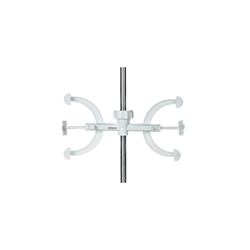 Burette Clamp - Double - Fits 10mm or 12.5mm Rods