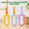 Juego de 3 Cepillo de Dientes para BEbe, Cepillo de