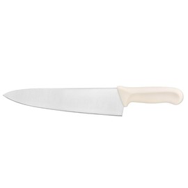 TrueCraftware- 10” Blade Chef’s Knife German Steel with White Polypropylene Handle - Razor Sharp Multipurpose Sharp Kitchen Chef Knife for Meat Vegetable Poultry Cutting Home Kitchen Restaurants