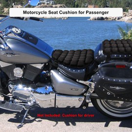 Motorcycle Seat Cushion Auzkong Pressure Relief Inflatable Air Seat Cushion Motorcycle Seat Cushion Air Cushion Motorcycle Seat Bench Cushion (30 x 23 cm for Passengers)