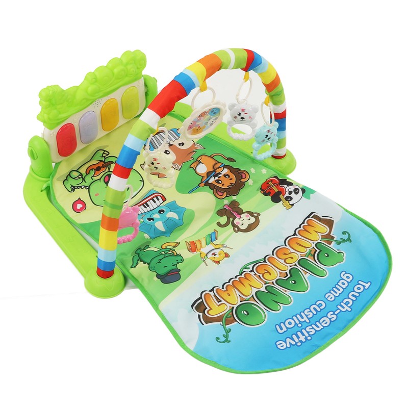 Baby Gym Activity Mat Kick Play Piano with Musical Toys