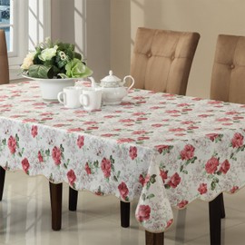 ENNAS Cz017 Flannel Backed Vinyl Tablecloth Waterproof Oblong(Rectangle) (54-Inch by 72-Inch Oblong(Rectangle))