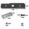 Shredder Chipper Blade Kit 781-0490 742-0571 for Craftsman Troy-Bilt MTD