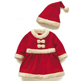 Kids Santa Claus Christmas Cosplay Costume Kids Girls