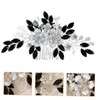 Beavorty Floral Hair Comb for Bride Elegant Flower Hair Accessories