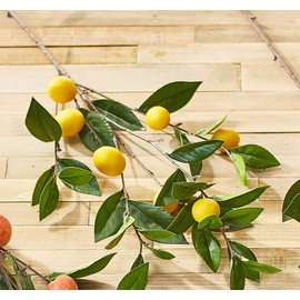 Raz 36 Inch Lemon Spray with Green Leaves