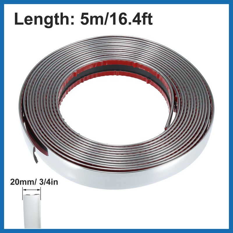 A ABSOPRO Car Door Edge Guards Strip 20mm Wide 16.4ft