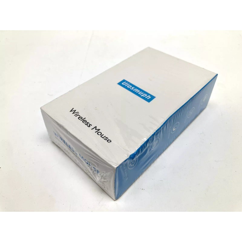 Uiosmuph LED Wireless Mouse, Uiosmuph G12 Slim Rechargeable Wireless Silent
