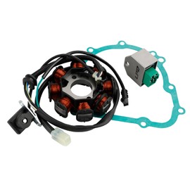 Mad Hornets Generator Stator Regulator & Gasket For Kawasaki KLX140/ KLX140L 2008-2023, KLX140G 2017-2023, KLX140A 2008-2022