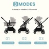 INFANS 2 in 1 Baby Stroller, Convertible Stroller with Bassinet