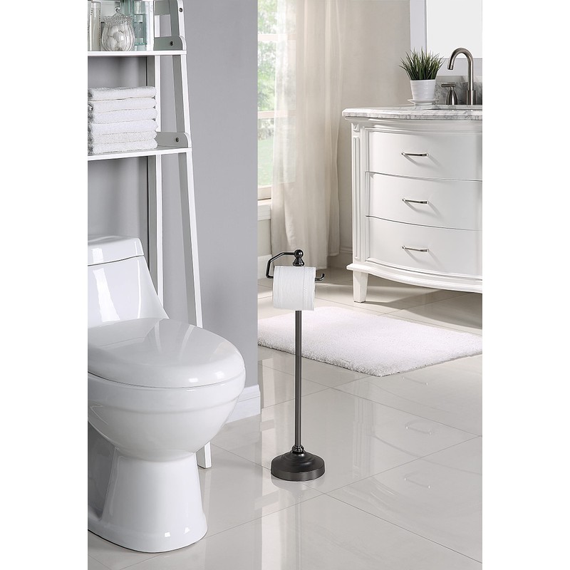 SunnyPoint Deluxe Free Standing Heavy Weighted Toilet Tissue Paper Roll