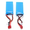 7.4V 1500mAh Lithium Batteries 15C T Plug Model Battery for