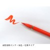 Akashiya SAM-350R Brush Pen, Akashiya, Medium Point, Vermilion