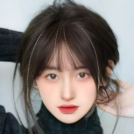 Domingco Natural Bangs Wig SD-250313 (WFHEHSD) Dark Brown - ONEWFHEHSD / 도밍코 네추럴 앞머리 부분가발 SD-250313 (WFHEHSD) 흑갈색 - ONEWFHEHSD