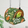 Wontee Bird Nest House Winter Warm Snuggle Hut Bird Bed