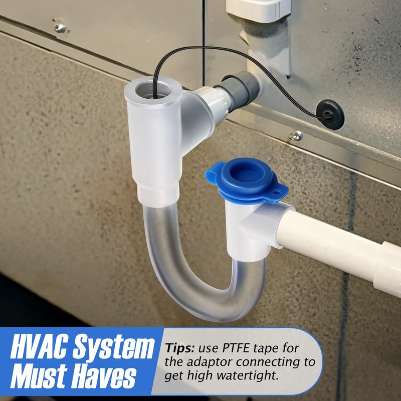 Condensate Trap with Built in Overflow Switch, 3/4" Standard PVC