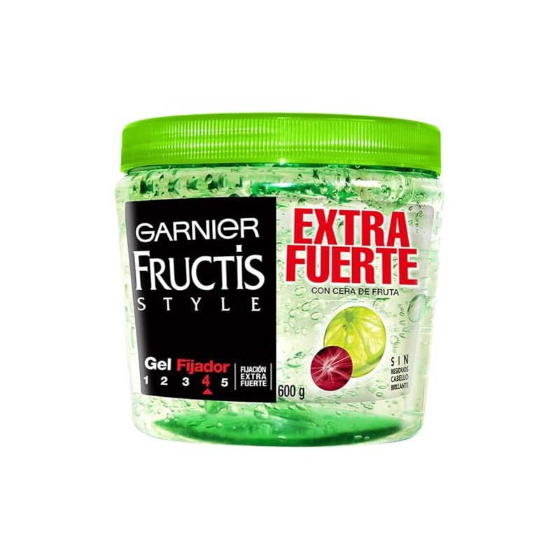 Garnier Fructis Style Gel Tarro Extra, 600 gr, 600 gramo,