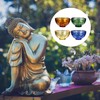 IMIKEYA 4pcs Buddhist Water Offering Bowl Crystal Holy Water Bowl