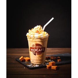 MOCAFE Salted Caramel Frappe Mix, Premium Blended Iced Colombian Coffee powder, Create Instant Crave-Worthy Specialty Drinks, 3 lbs. bag